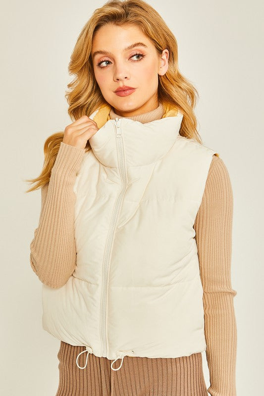Bovvi Women's Reversible Puffer Vest