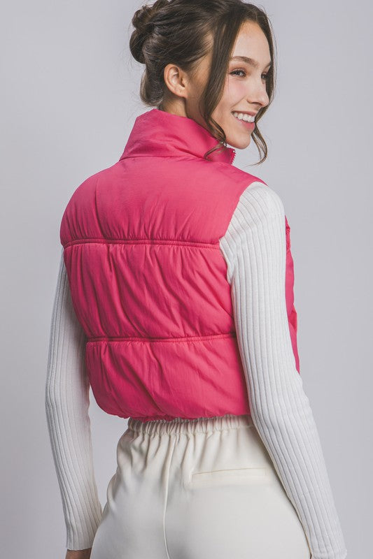 Bettie Cropped Puffer Vest