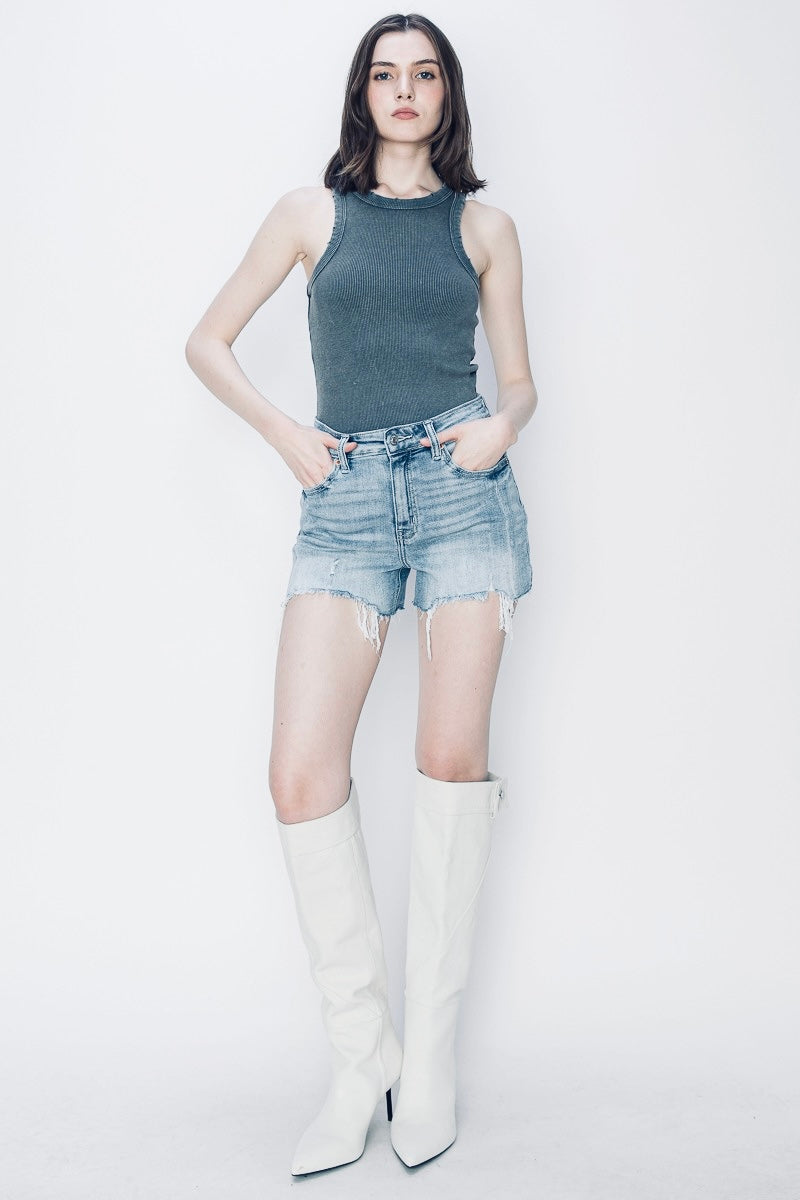 Kallio Women's Short Jeans-Sand+Silk