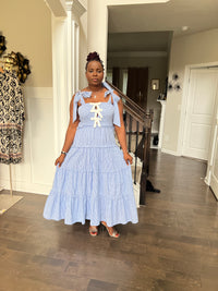 Amelia Glamour Smocked Dress