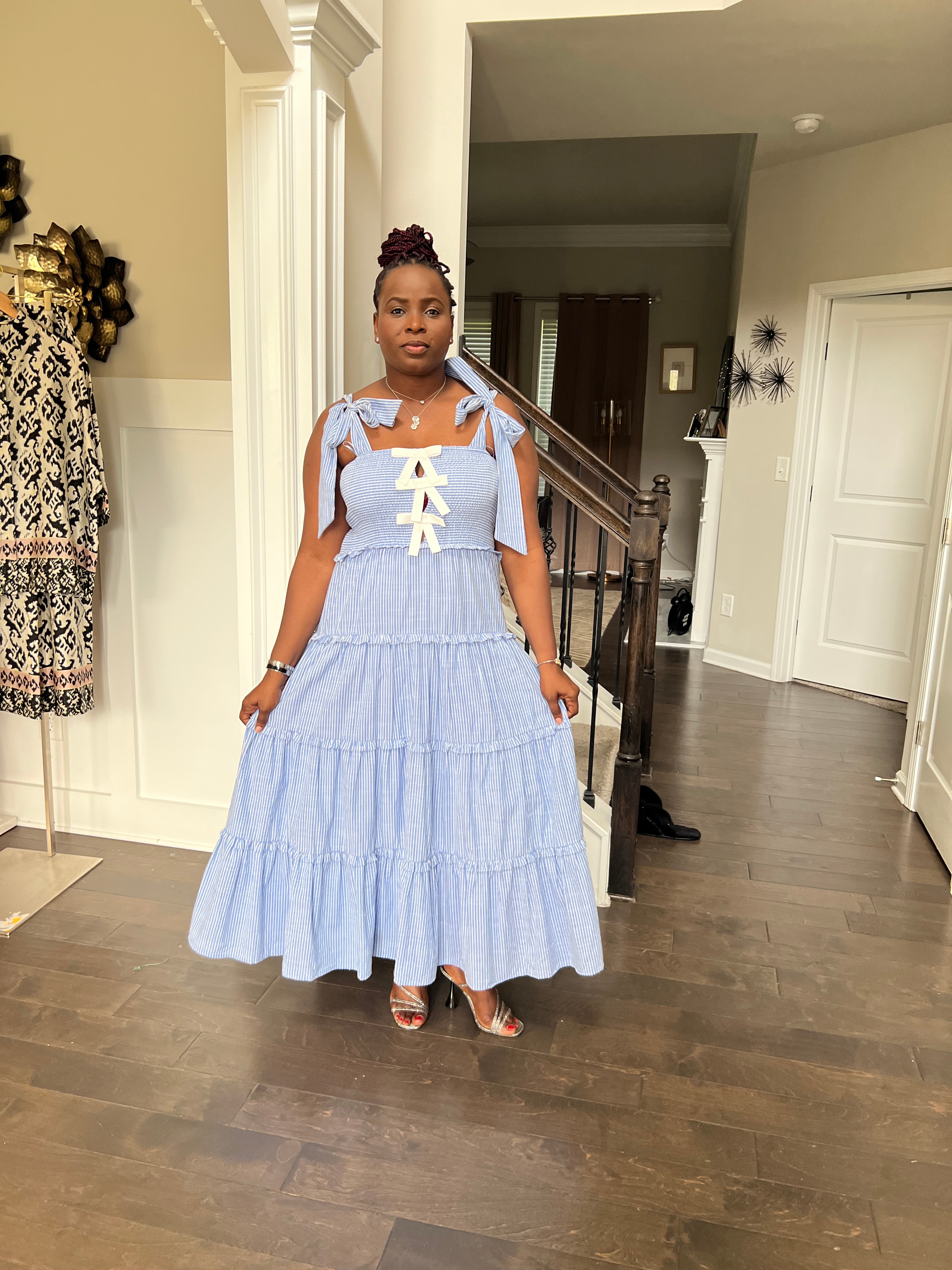 Amelia Glamour Smocked Dress