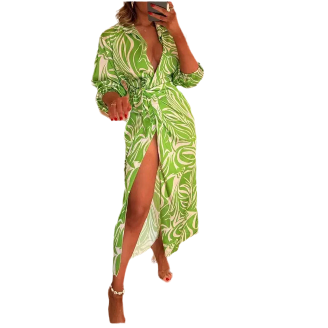 Dalene Side Slit Women's Dress