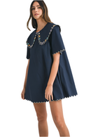 Dainty Petal Mini Dress