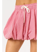 Gingham Balloon with String Skirt