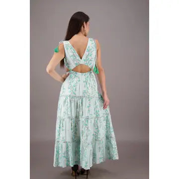 Summer in Sicily Cutout Dress