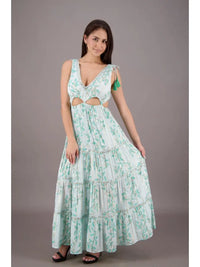 Summer in Sicily Cutout Dress