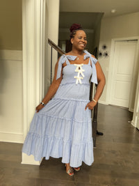 Amelia Glamour Smocked Dress