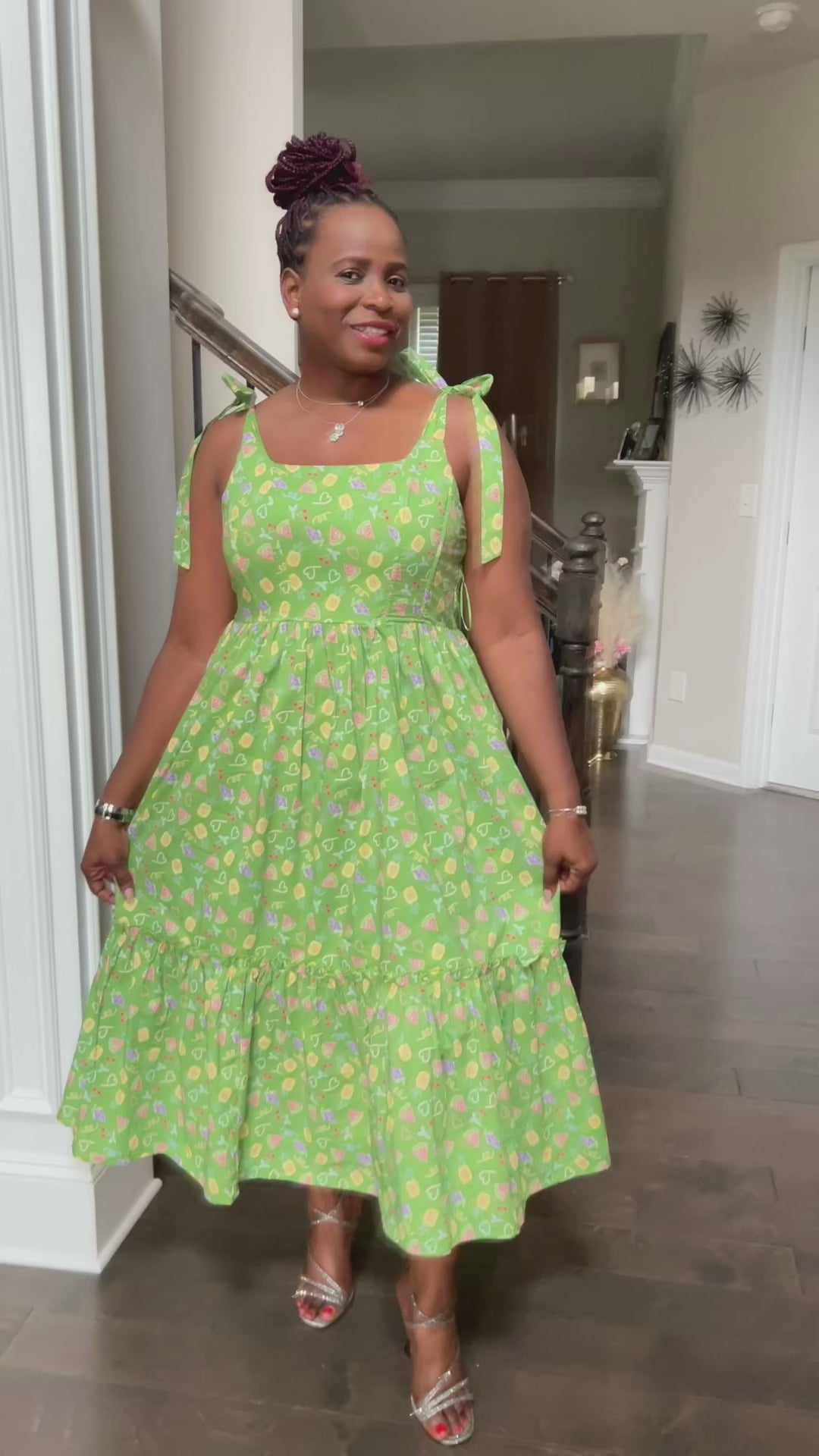 Lauren Dress in Green