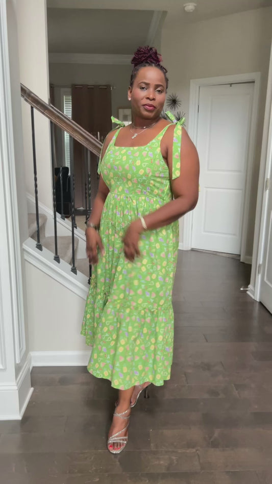 Lauren Dress in Green